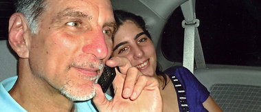 René González mit seiner Tochter Ivette nach seiner Haftentlassu...
