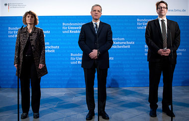 Minister Lemke (Grüne), Röttgen (CDU), Birkner (FDP) am Donnerst...