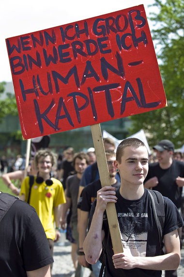 Studentendemonstration am 9. Juni 2010 in Halle/Saale