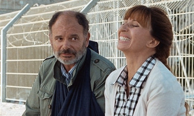 Vor den Gittern: Das Ehepaar Michel und Marie-Claire