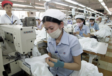 Profite durch Billigarbeit: Textilfabrik in Ho-Chi-Minh-Stadt