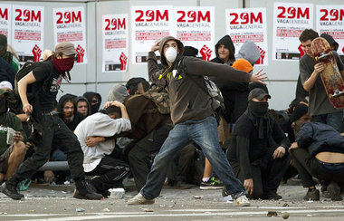 Generalstreik am 29. März in Barcelona