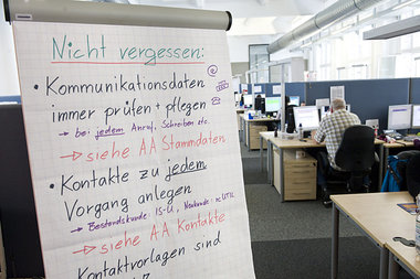 Dienstanweisungen in einem privaten Callcenter