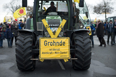 Antiatomprotest am 26. November 2011 im Wendland