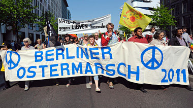 Berliner Ostermarsch &amp;ndash; 2011 gegen Atomkraft. In diesem...