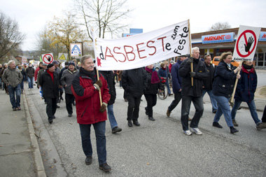 Proteste im schleswig-holsteinischen Rondeshagen, 27. November 2...
