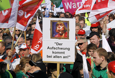 Ver.di-Warnstreik während der Tarifverhandlungen im Öffentlichen...