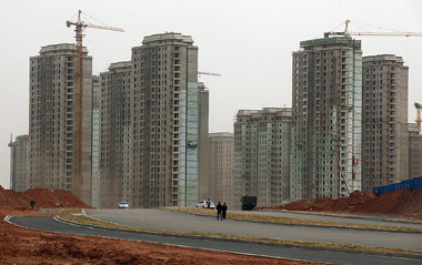 Ordos/Kangbashi in der Provinz Innere Mongolei: Teure Infrastruk...