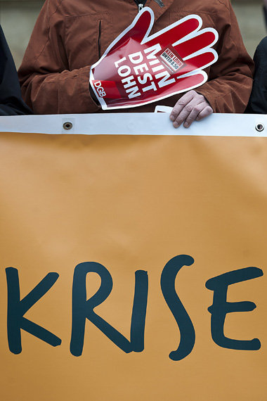 Statt der gewerkschaftlich geforderten 8,50 Euro pro Arbeitsstun...