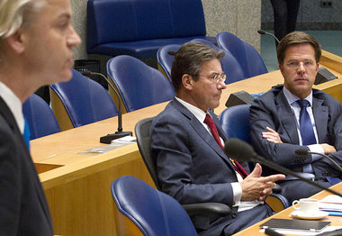 Bruchstelle: Premier Mark Rutte (r.) und sein Stellvertreter Max...