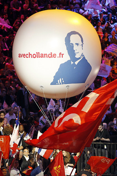 Vor der Stichwahl am 6. Mai mobilisieren franz&ouml;sische Sozia...