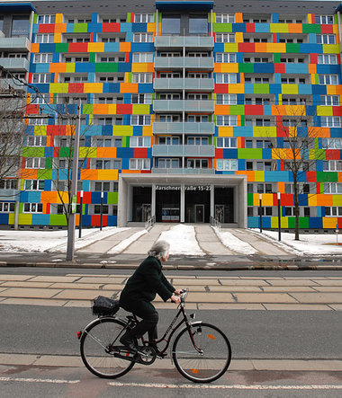 Woba-Haus in Dresden, März 2006 Woba-Haus in Dresden, März 2006