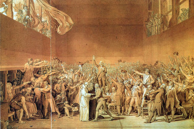 1789 gelobten die Abgeordneten des Dritten Standes, nicht eher a... 1789 gelobten die Abgeordneten des Dritten Standes, nicht eher a...