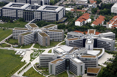 Das Firmengel&auml;nde des Softwaregiganten SAP in Walldorf (Mai...