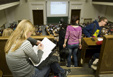 Semesterstart an der Münchner Ludwig-Maximilians-Universität (Ap...
