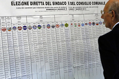 Bei den j&uuml;ngsten Kommunalwahlen in Italien konnte die linke...
