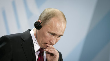 Wladimir Putin am Freitag in Berlin: Die Situation in Syrien ist...