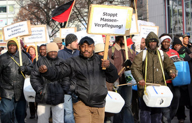 Die Flüchtlinge haben weitere Protestaktionen angekündigt
