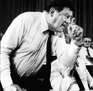 Nicht so fad, aber festgezurrt: der bislang berühmteste CSU-Vors...