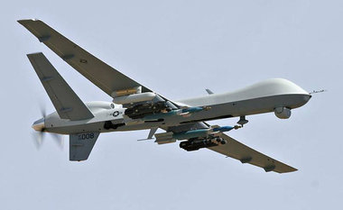 Unerkl&auml;rter Krieg: Kampfdrohnen vom Typ MQ-9 Reaper (hier m...