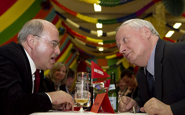 In Berlin probten Gysi und Lafontaine wieder die Aktionseinheit ...