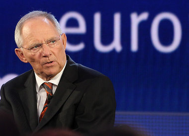 So wird&rsquo;s gemacht: BRD-Finanzminister Wolfgang Sch&auml;ub...
