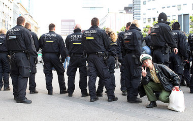Nur wenigen gelang es im Mai bei den Blockupy-Protesten in Frank...