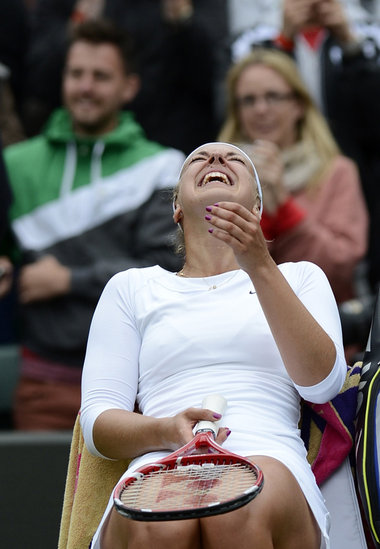 Brutal ist nur ihr Vorhandreturn: Sabine Lisicki am &raquo;Magic...