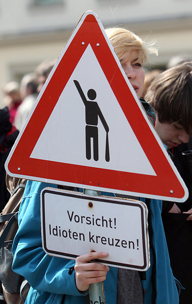 Plauen, 14. April: Hier sind nur Neonazis gemeint