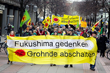 Tickende Zeitbombe Grohnde: Demo f&uuml;r die Abschaltung des AK...