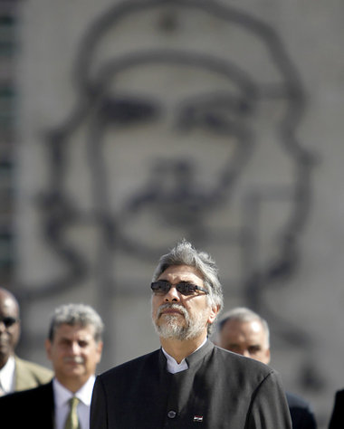 Paraguays am 22. Juni gestürzter Präsident Fernando Lugo 2009 in