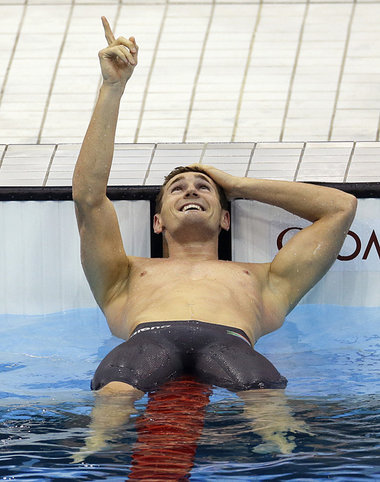 Der S&uuml;dafrikaner Cameron van der Burgh: Danke, Alexander!