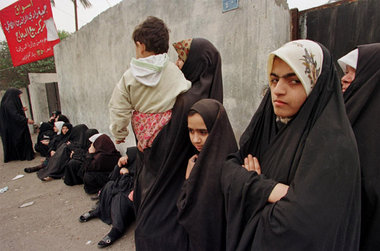 Bagdad im Jahr 1999: Warten auf Lebensmittel
