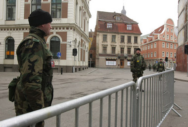Im Zentrum der Hauptstadt Lettlands