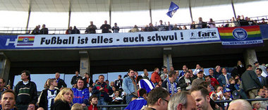 Auch außerhalb des Stadions: Hertha-Junxx obenauf