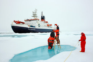 Womöglich bald nutzlos: Eisbrecher wie die »Polarster... Womöglich bald nutzlos: Eisbrecher wie die »Polarster...