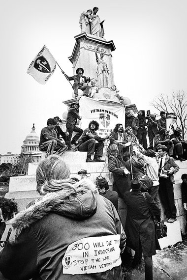 Mitglieder der »Vietnamveteranen gegen den Krieg« pr... Mitglieder der »Vietnamveteranen gegen den Krieg« pr...