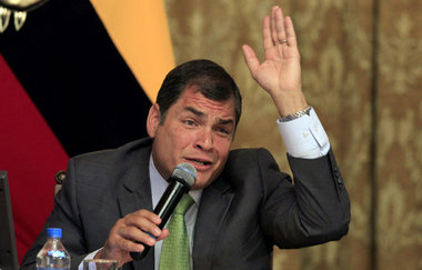 Ecuadors Präsident Rafael Correa
