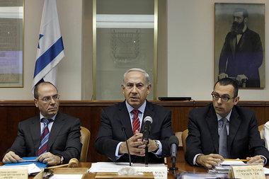 Kabinettssitzung der israelischen Regierung in Jerusalem am Sonn...