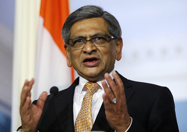 Indiens Außenminister Krishna Indiens Außenminister Krishna