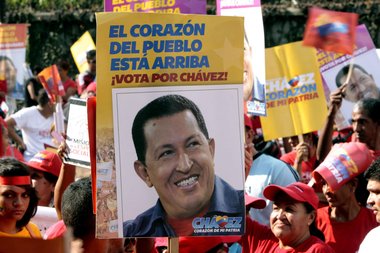 Hugo Chávez in Catia