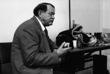 Edgar K&uuml;low zu Besuch in der jungen Welt, 1997
