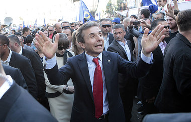 Georgiens siegreicher Milliard&auml;r Bidzina Iwanischwili