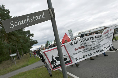 Proteste gegen das G&Uuml;Z Mitte September wurden durch die Beh...
