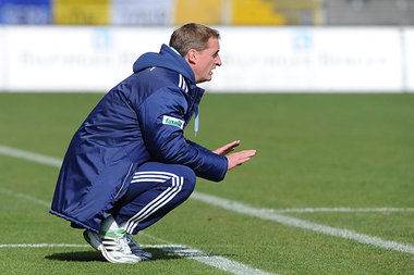 Kauern statt mauern: Trainer Sander