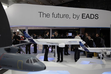 Keine Zukunft mit BAE: Stand der EADS-Tochter Airbus auf der Ber... Keine Zukunft mit BAE: Stand der EADS-Tochter Airbus auf der Ber...