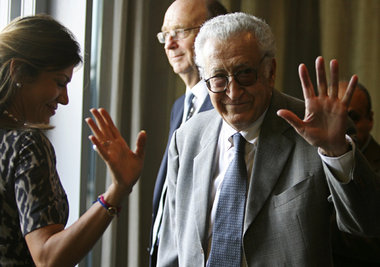 Der UN-Sonderbeauftragte f&uuml;r Syrien, Lakhdar Brahimi, f&uum...