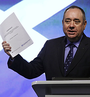 Der schottische Regierungschef Alex Salmond