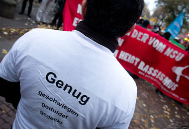 Am Jahrestag der Aufdeckung des NSU: Demonstration gegen Rassism...