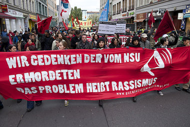 Demonstration am vergangenen Sonntag in Berlin